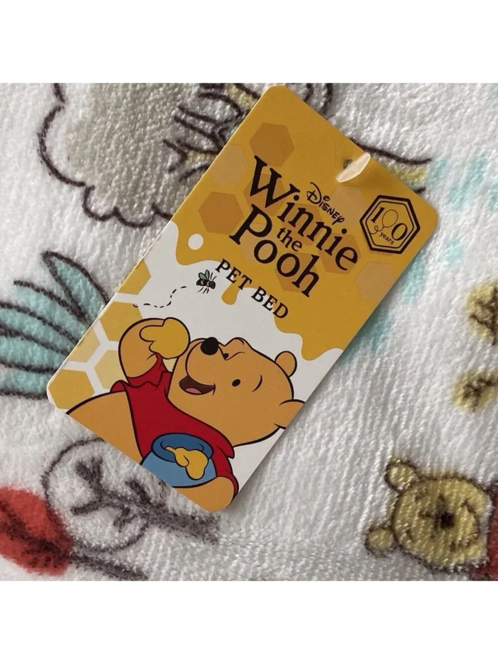 Disney Winnie The Pooh Hundred Acre Wood Dog Pet Bed Soft 33” X 22” X 4” NEW